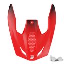 Daszek kasku SHOT FURIOUS STREAM RED GLOSSY