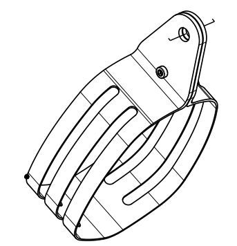 Obejma tłumika AKRAPOVIC YAMAHA XTZ 690