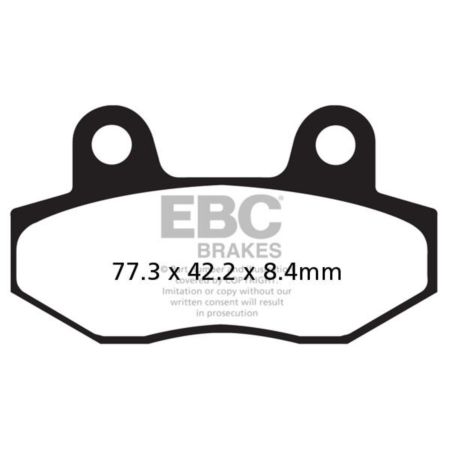 Klocki hamulcowe EBC FA HH HYOSUNG GT125 GT250