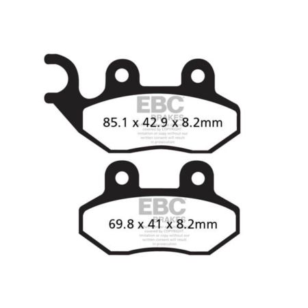 Klocki hamulcowe EBC FA HH ZERO S DS