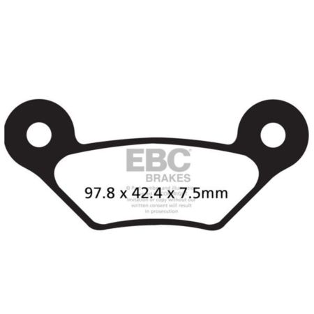 Klocki hamulcowe EBC SINT R JOHN DEERE HPX850