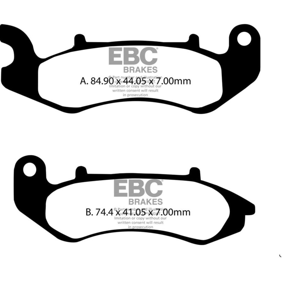 Klocki hamulcowe EBC FA BENELLI BN125