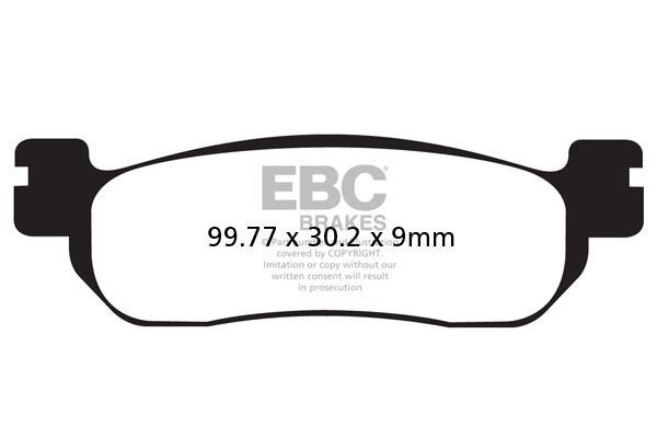 Klocki hamulcowe EBC TT CARBON YAMAHA TW200