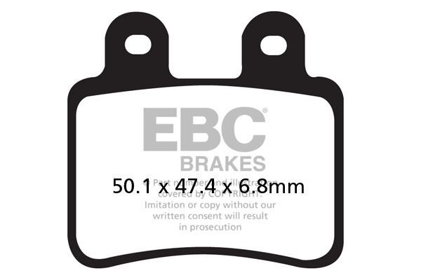Klocki hamulcowe EBC TT CARBON RIEJU RS2125