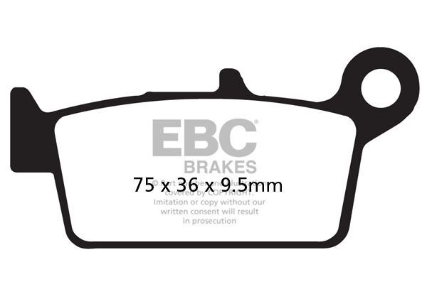 Klocki hamulcowe EBC SFA HONDA NSR50R SRX50