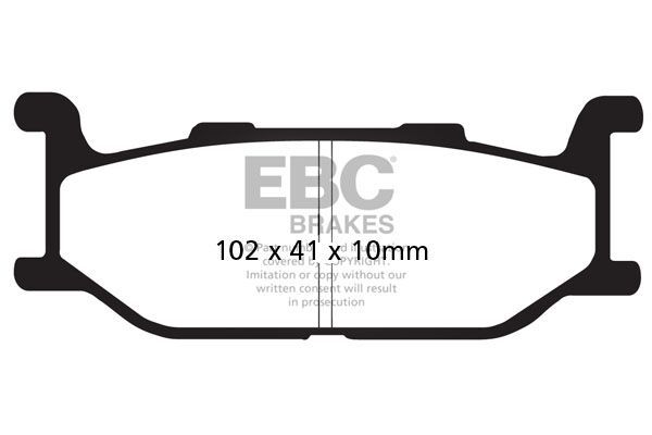 Klocki hamulcowe EBC SFA HH YAMAHA XP500 YP400