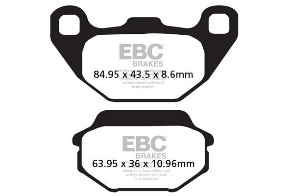 Klocki hamulcowe EBC SFA HH KYMCO AGILITY