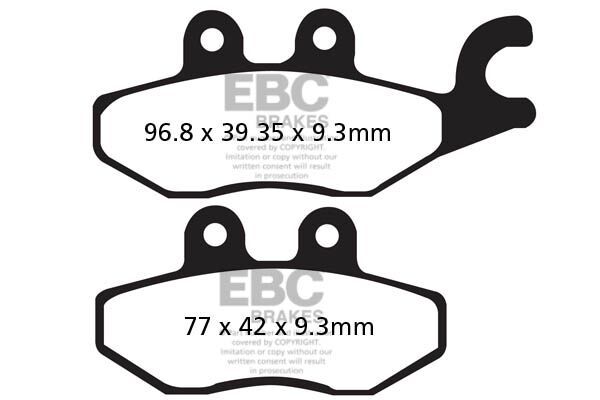 Klocki hamulcowe EBC SFA HH PIAGGIO BEVERLY