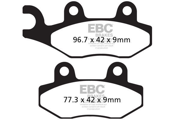Klocki hamulcowe EBC SFA CARBON AEON ELITE
