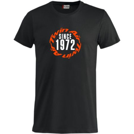 T-shirt męski TWIN AIR czarny S