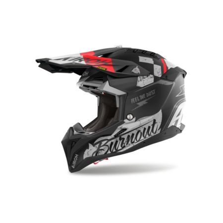 Kask AIROH AVIATOR 3 BURNOUT MATT czarny 2XL