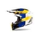 Kask AIROH AVIATOR 3 MONARCH BLUE/YELLOW GLOSS 2XL