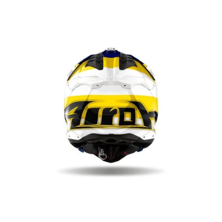 Kask AIROH AVIATOR 3 MONARCH BLUE/YELLOW GLOSS 2XL