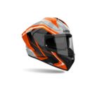 Kask AIROH MATRYX WIDE ORANGE GLOSS czarny M