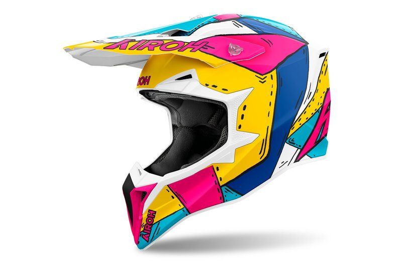 Kask AIROH WRAAAP PAINT MATT biały 2XS