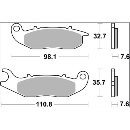 Klocki hamulcowe BREMBO DERBI MULHACEN 125