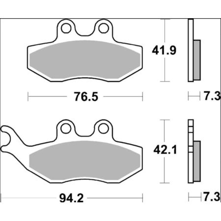 Klocki hamulcowe BREMBO BETA MOTARD 125 4-T