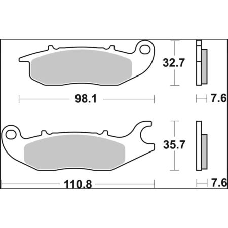 Klocki hamulcowe BREMBO HONDA ANF125 INNOVA