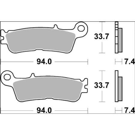 Klocki hamulcowe BREMBO SINTER SD FANTIC XE 125