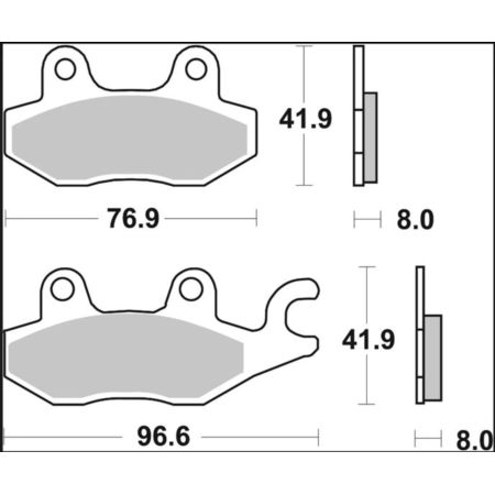 Klocki hamulcowe BREMBO SINTER SP HONDA CB 125 F