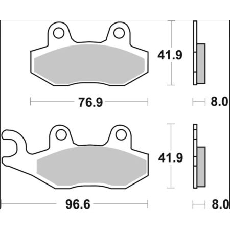 Klocki hamulcowe BREMBO SINTER SD APRILIA SX 125