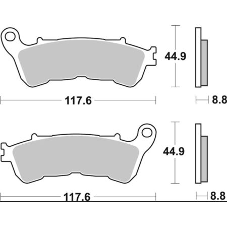 Klocki hamulcowe BREMBO SINTER LA HONDA CB 1000 R