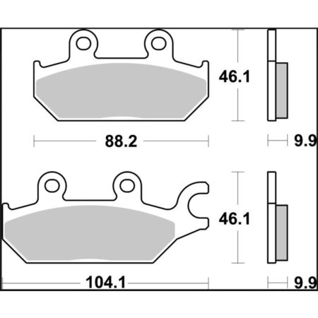 Klocki hamulcowe BREMBO SINTER SD CAN AM COMMANDER