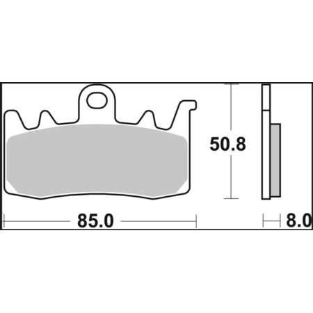 Klocki hamulcowe BREMBO CARBON APRILIA CAPONORD