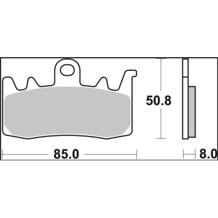 Klocki hamulcowe BREMBO SINTER LA APRILIA CAPONORD