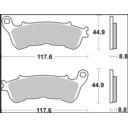 Klocki hamulcowe BREMBO SINTER XS HONDA FES 125