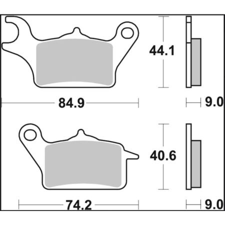 Klocki hamulcowe BREMBO CARBON SUZUKI UB 125 EX
