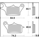 Klocki hamulcowe BREMBO CARBON SUZUKI UB 125 EX