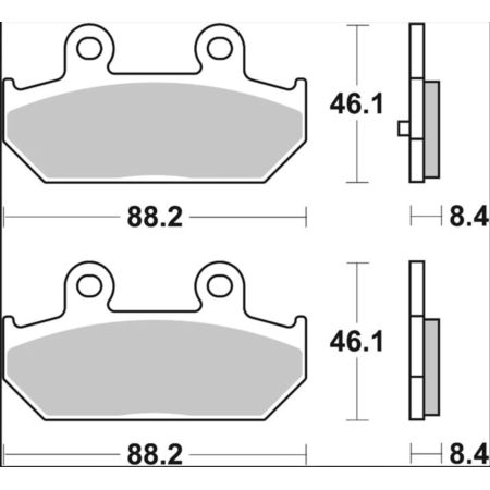 Klocki hamulcowe BREMBO CARBON SUZUKI AN 400