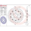 Tarcza hamulcowa BREMBO ORO SUZUKI C 109 R