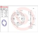 Tarcza hamulcowa BREMBO ORO MV AGUSTA BRUTALE 1090