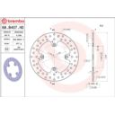 Tarcza hamulcowa BREMBO ORO DUCATI HYPERMOTARD 796