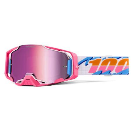 Gogle 100% ARMEGA LEFREAK PINK MIRROR PINK