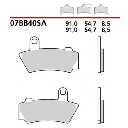 Klocki hamulcowe BREMBO SINTER SA BMW R 18