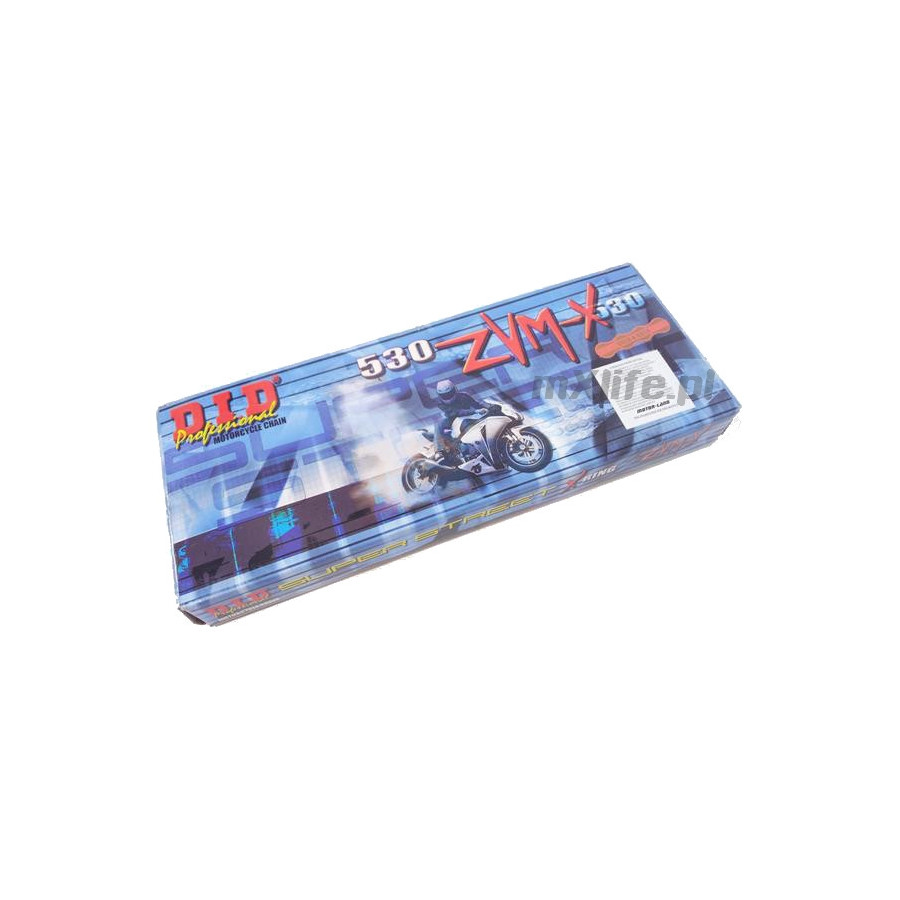 Łańcuch DID 530 zvMX-112 (530) x-ring (112 ogniw)
