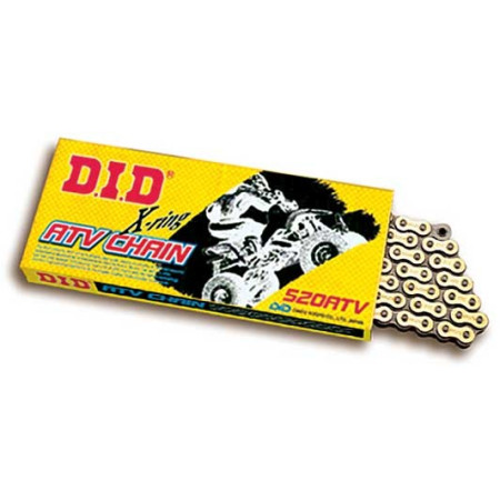Łańcuch DID 520atv-100 (100 ogniw) złoty
