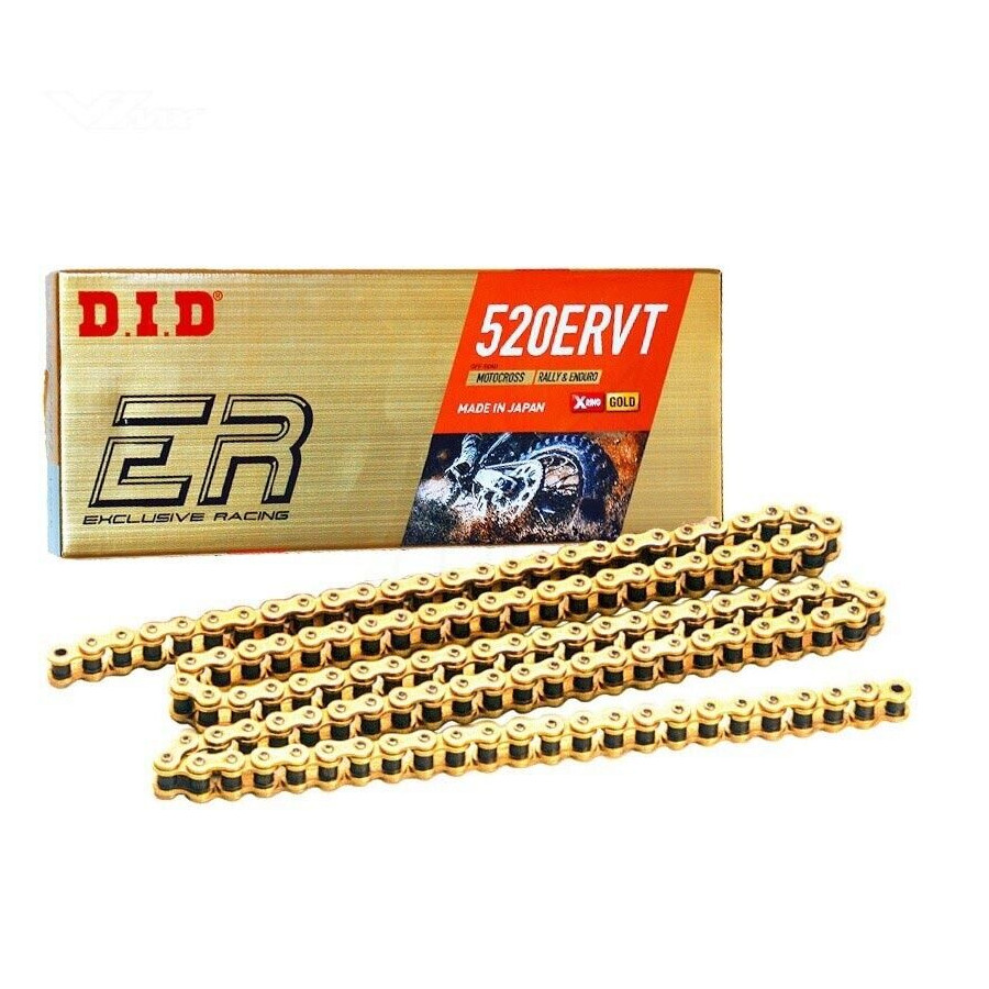 Łańcuch DID 520 ERVT 114 x-ring złoty zapinka