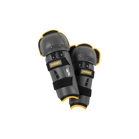 Nakolanniki THOR youth sector gp charcoal/yellow