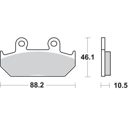 Klocki hamulcowe KH124/2 street excel sinter kolo
