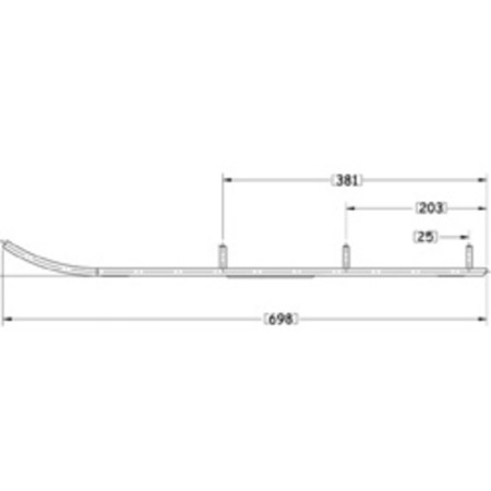 SZYNA KIEROWNICZA SNO-X 881-0246 881-0246 #62407