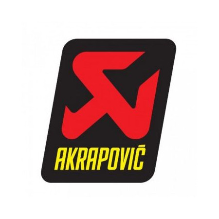 Naklejka AKRAPOVIC logo vertical 60 x 57 mm