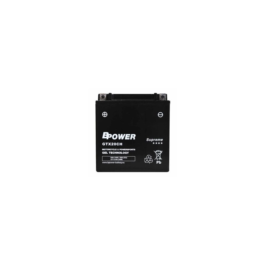 AKUMULATOR TUBORG YTX20CH-BS 18.9Ah 280A ŻELOWY
