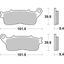 Klocki hamulcowe SBS STREET EXCEL HONDA VFR 1200