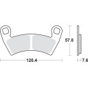 Klocki hamulcowe SBS OFFROAD KAWASAKI ZX-6