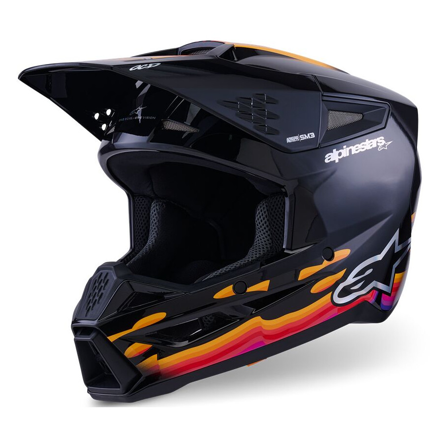 Kask ALPINESTARS SUPERTECH M3 FORCE black gloss XL