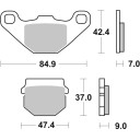 Klocki hamulcowe SBS OFF ROAD APRILIA RS 125